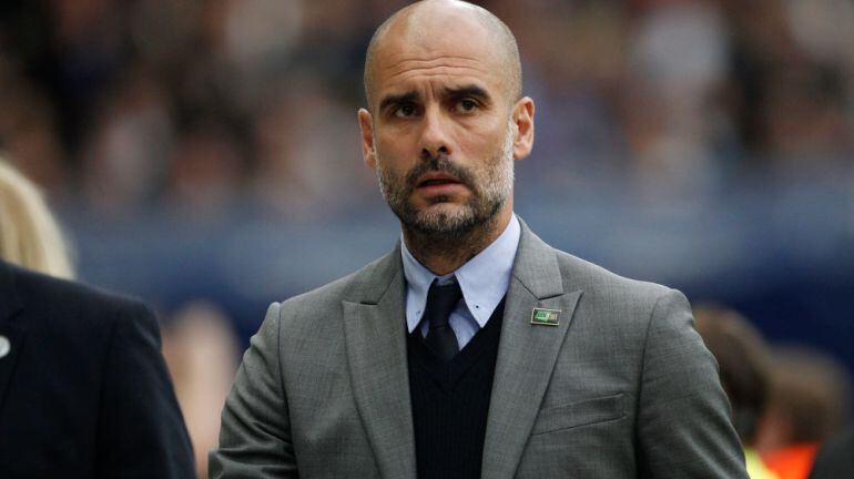 Guardiola, en un partido de esta temporada en la Premier League