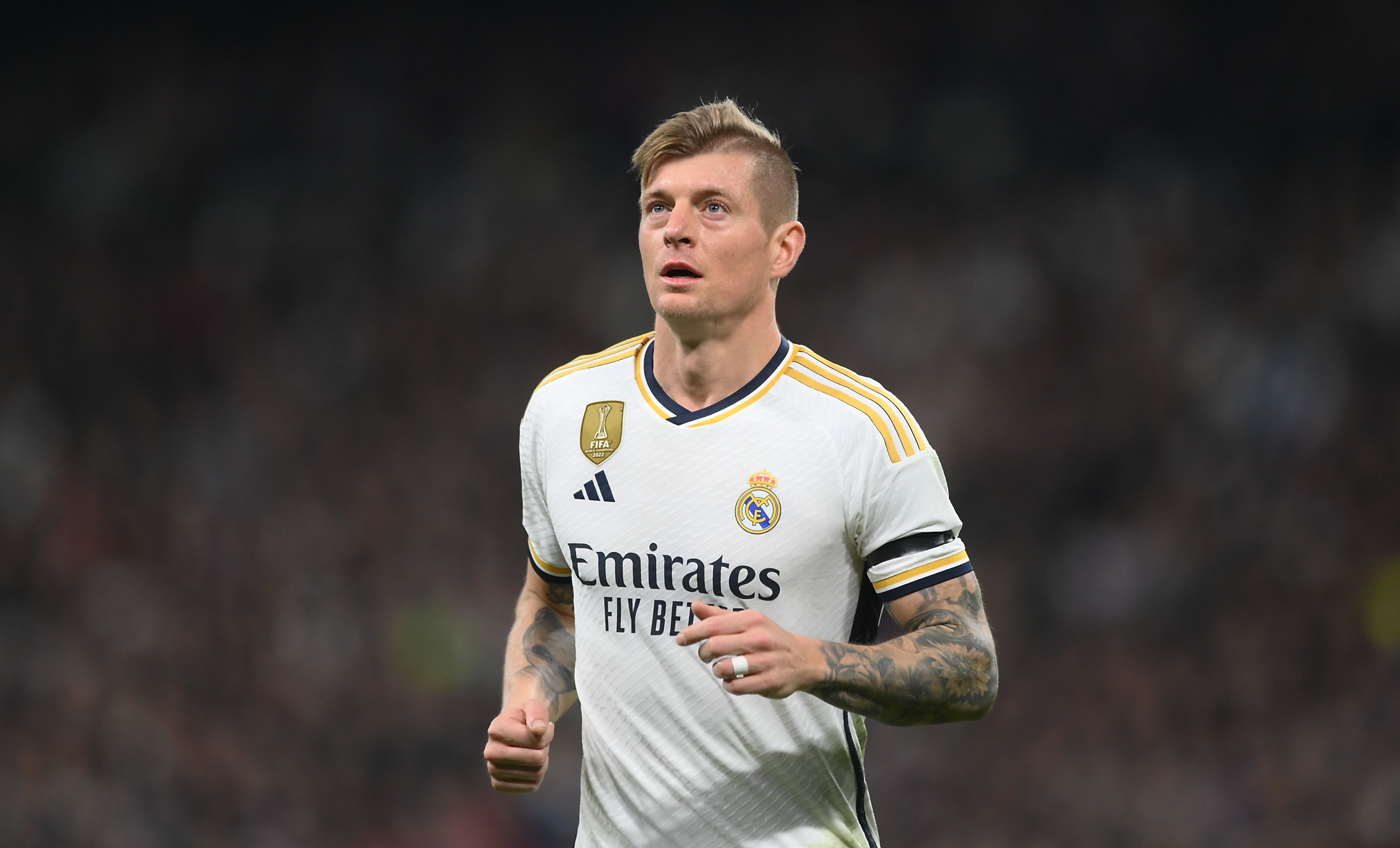 Kroos, durante un partido del Real Madrid ante el Villarreal CF