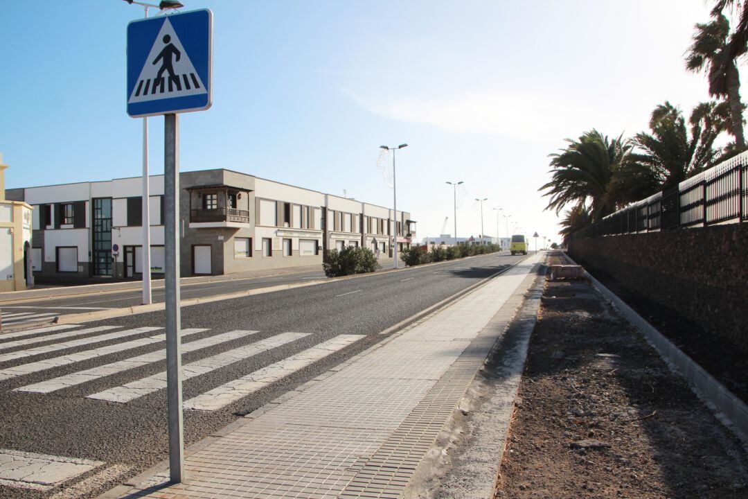 Zona en la que se construirá la segunda fase del carril bici.