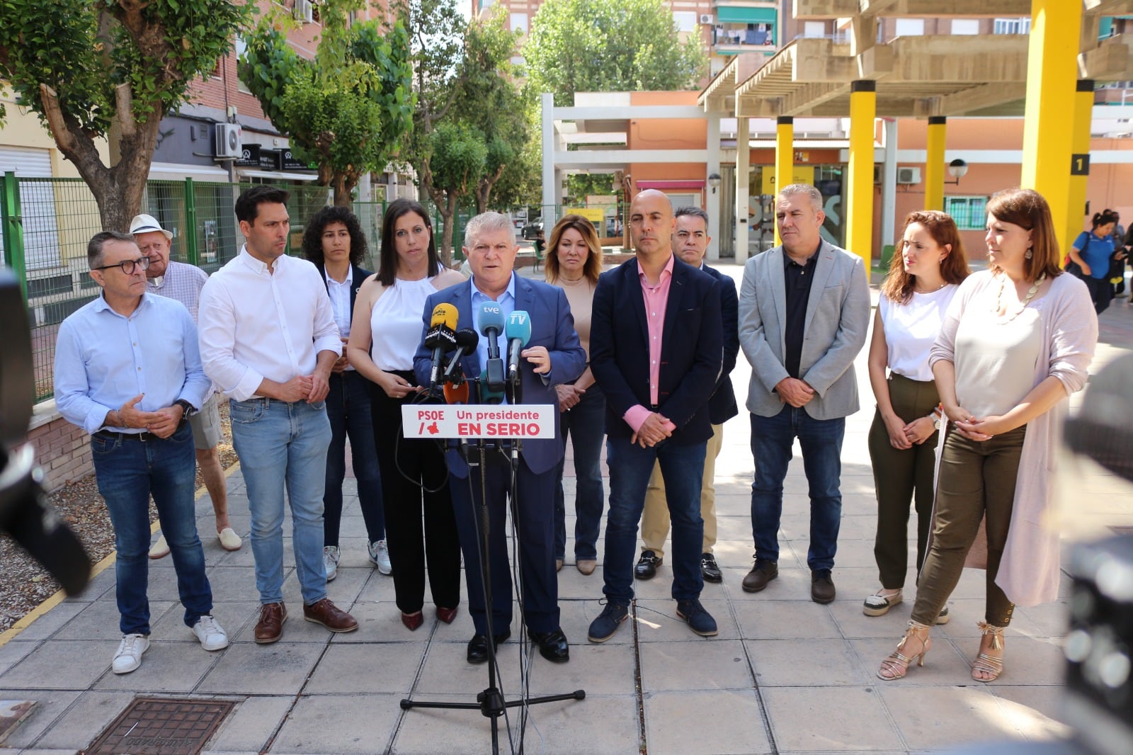 Acto sobre movilidad del PSRM-PSOE en Molina de Segura