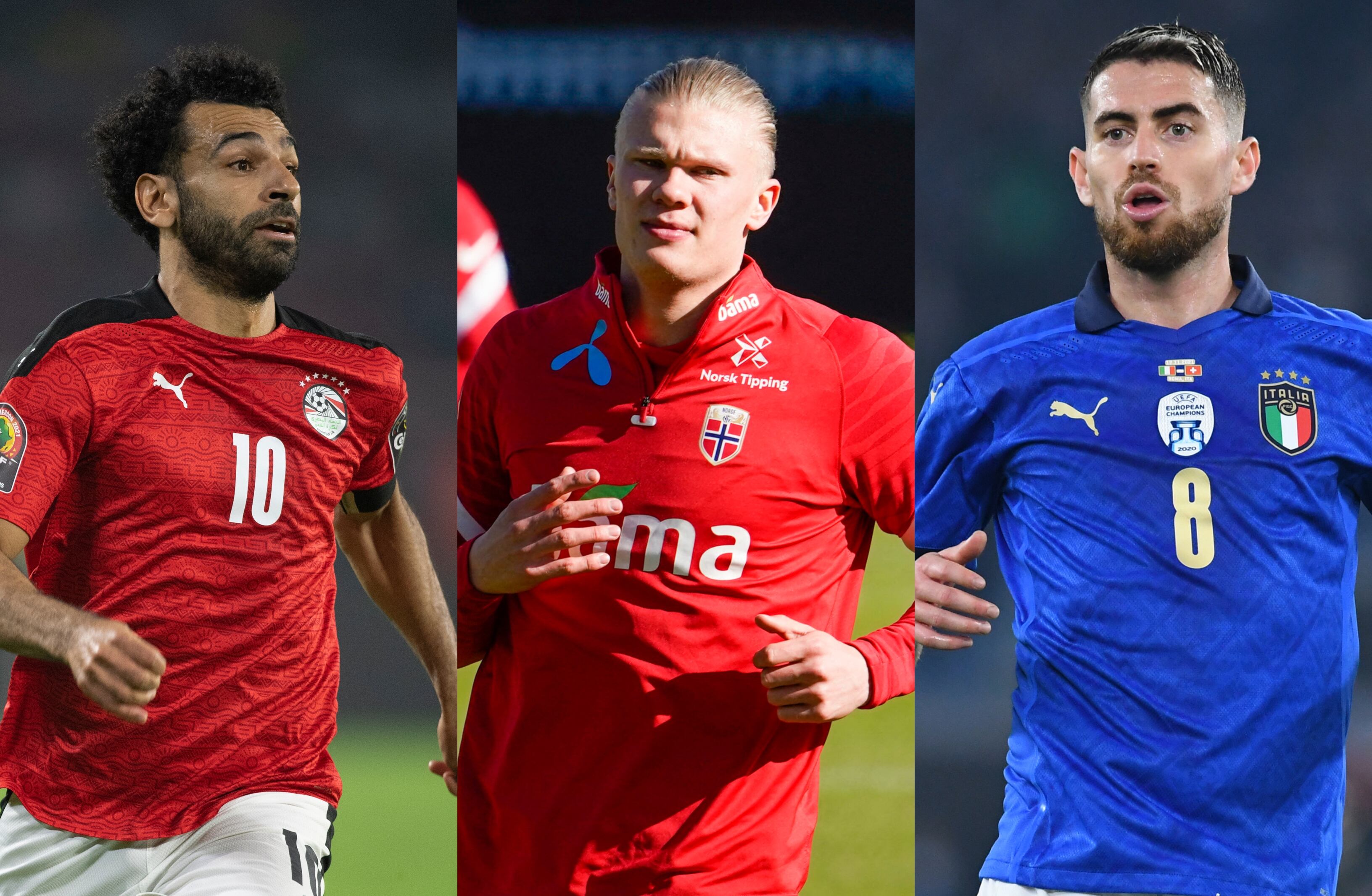 Salah, Haaland y Jorginho, fuera del Mundial