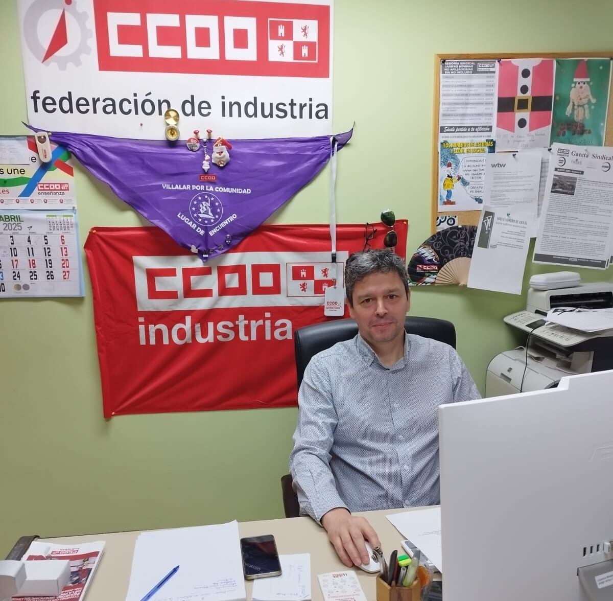 Futuro presidente del Comité de Endesa en el Bierzo, Óscar Álvarez Vidal