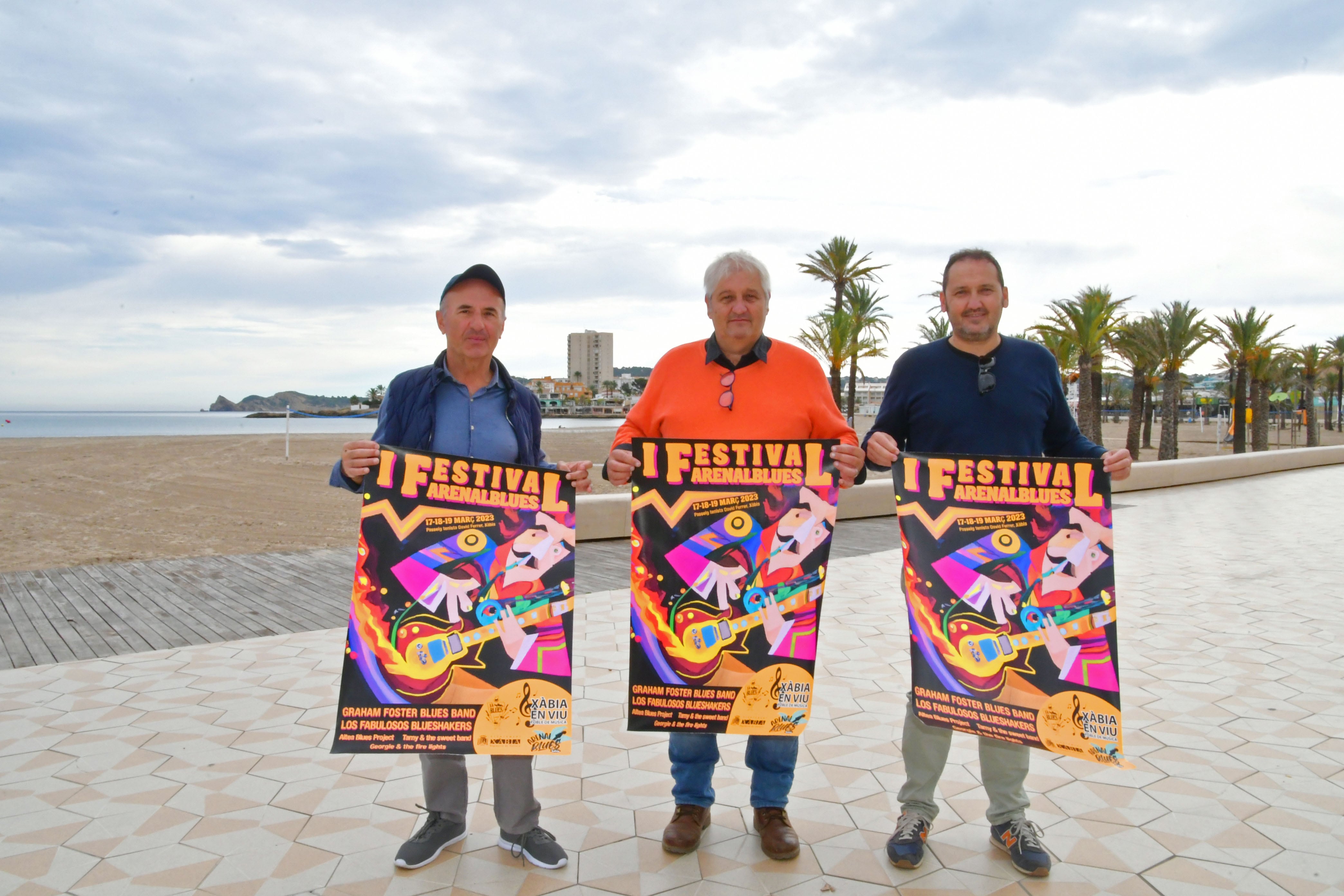 Presentación del Festival Arenal Blues, a celebrar en marzo de 2023 en Xàbia.