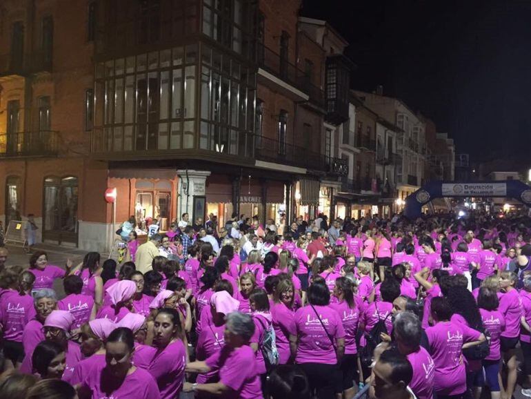 Participantes en la Carrera de la Mujer del pasado año en Medina del Campo