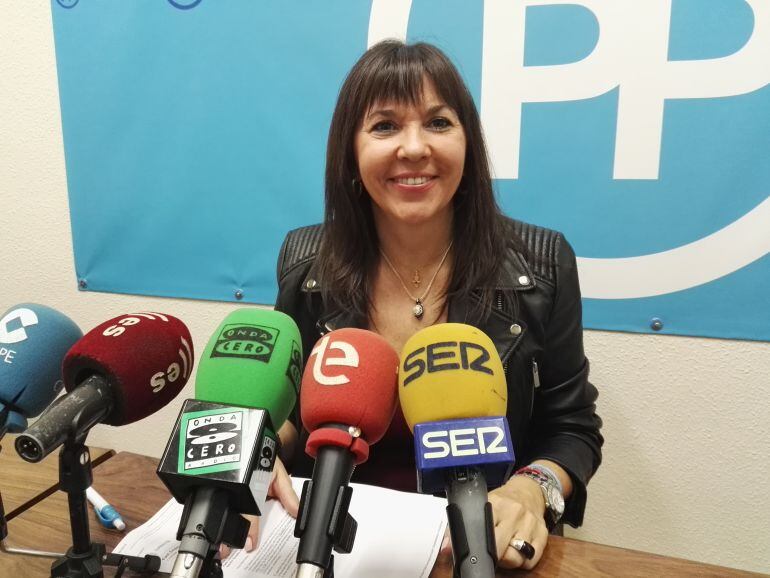 La portavoz del PP, Mercedes Alonso