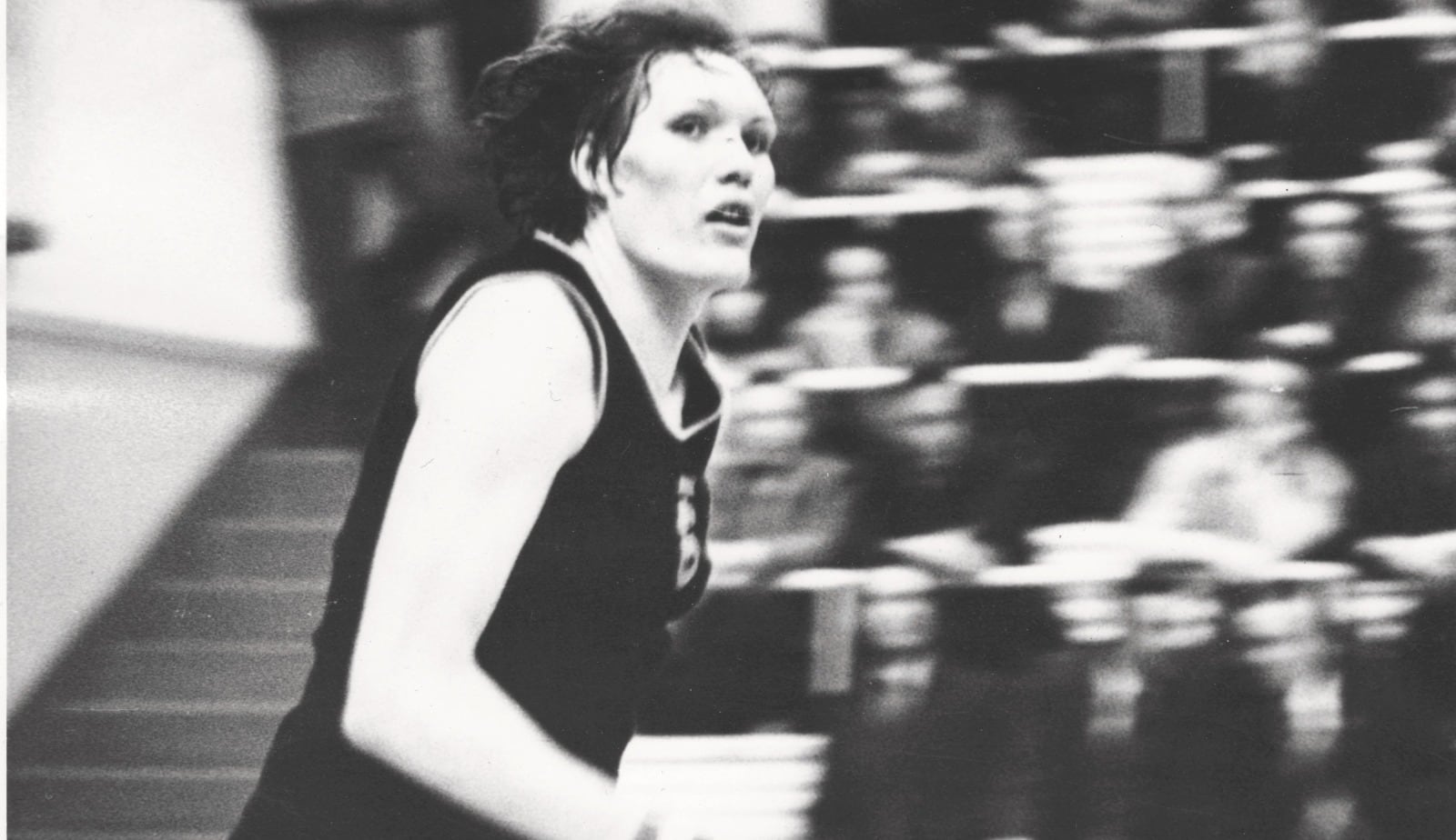 Imagen de Uliana Semenova durante un partido con Letonia