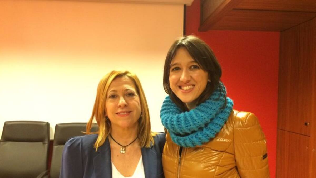 Dona i política amb Núria Parlon i Montserrat Candini.