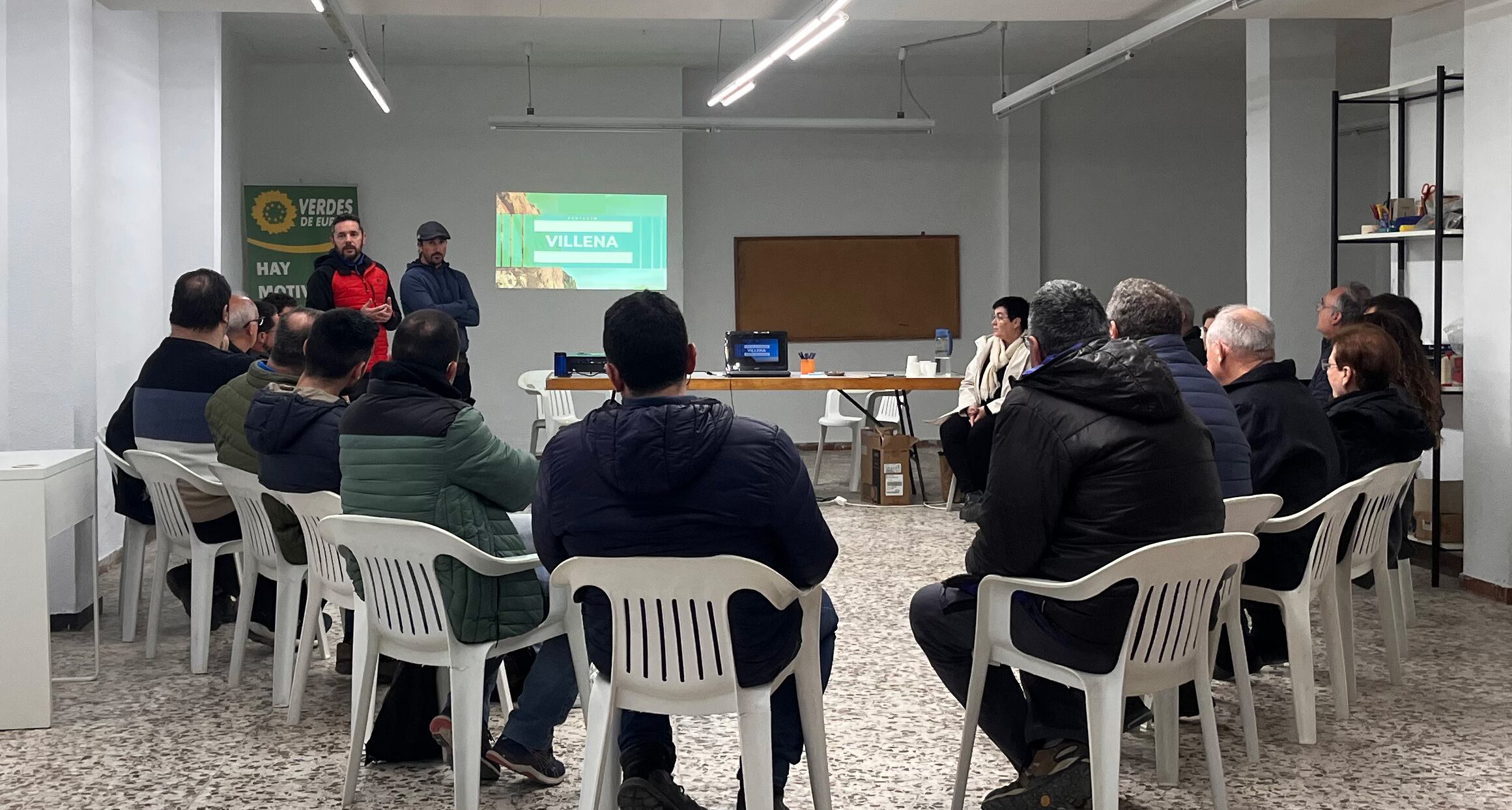 Reunión de los Verdes con distintos colectivos locales