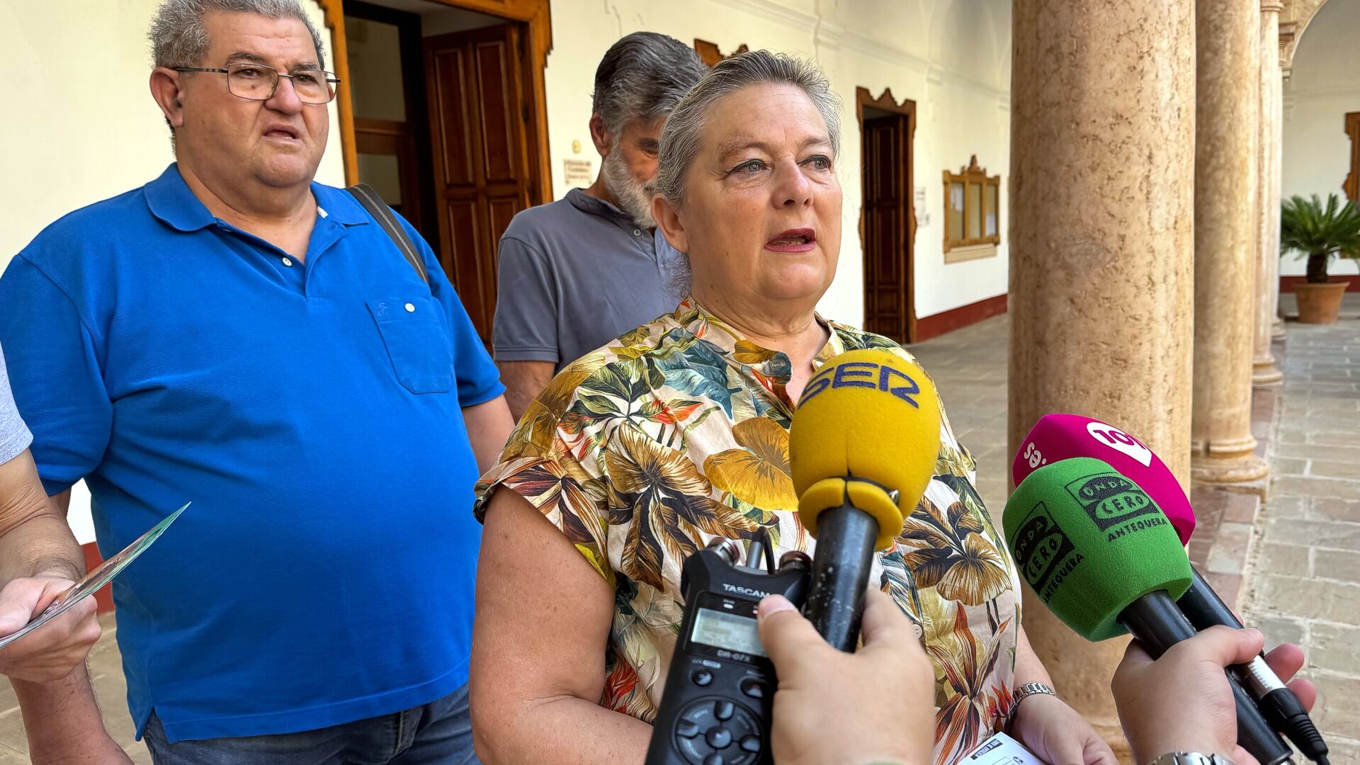 Pilar Ruiz, portavoz de IU en el Ayuntamiento de Antequera