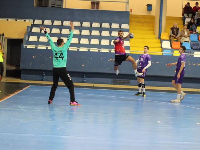 Pablo Rodríguez en un partido con el Balopal Palencia.