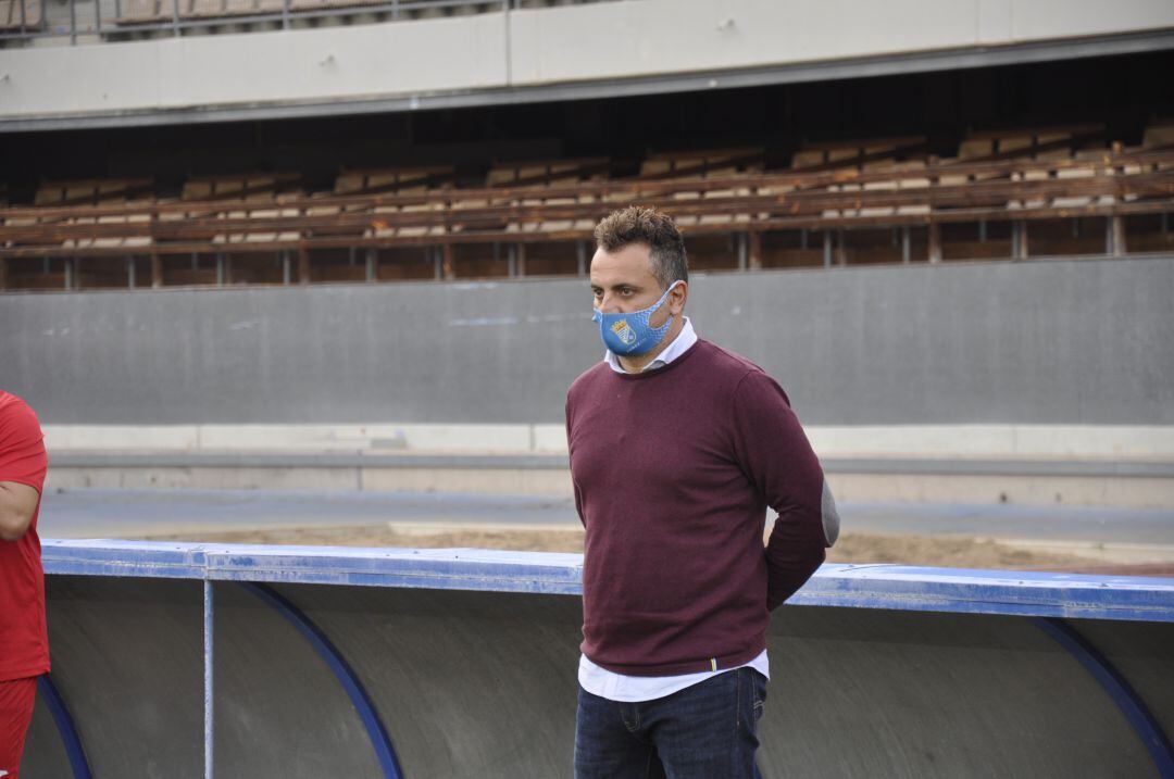 Joaquín Poveda este domingo em Chapín