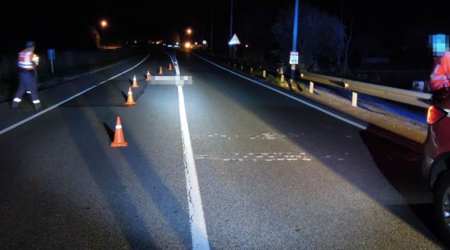 Un fallecido atropellado por un vehículo que se dio a la fuga en Baztán