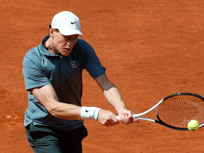 Jannik Sinner, en su debut en el Mutua Madrid Open 2026 ante Benjamin Bonzi
