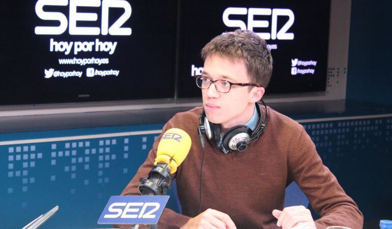 Íñigo Errejón en &quot;Hoy por Hoy&quot;. 