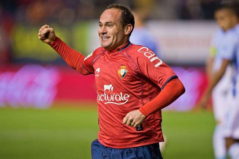 El atacante de Osasuna, Nino. Un peligro para la defensa del Tenerife