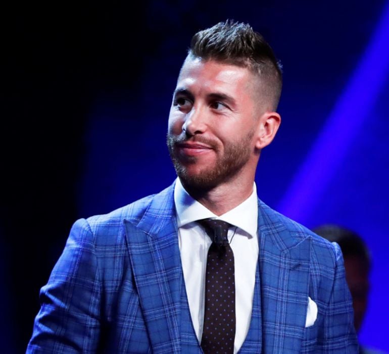 Ramos, durante la premiación