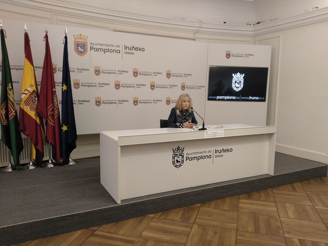 La concejala de Acción Comunitaria, María Caballero