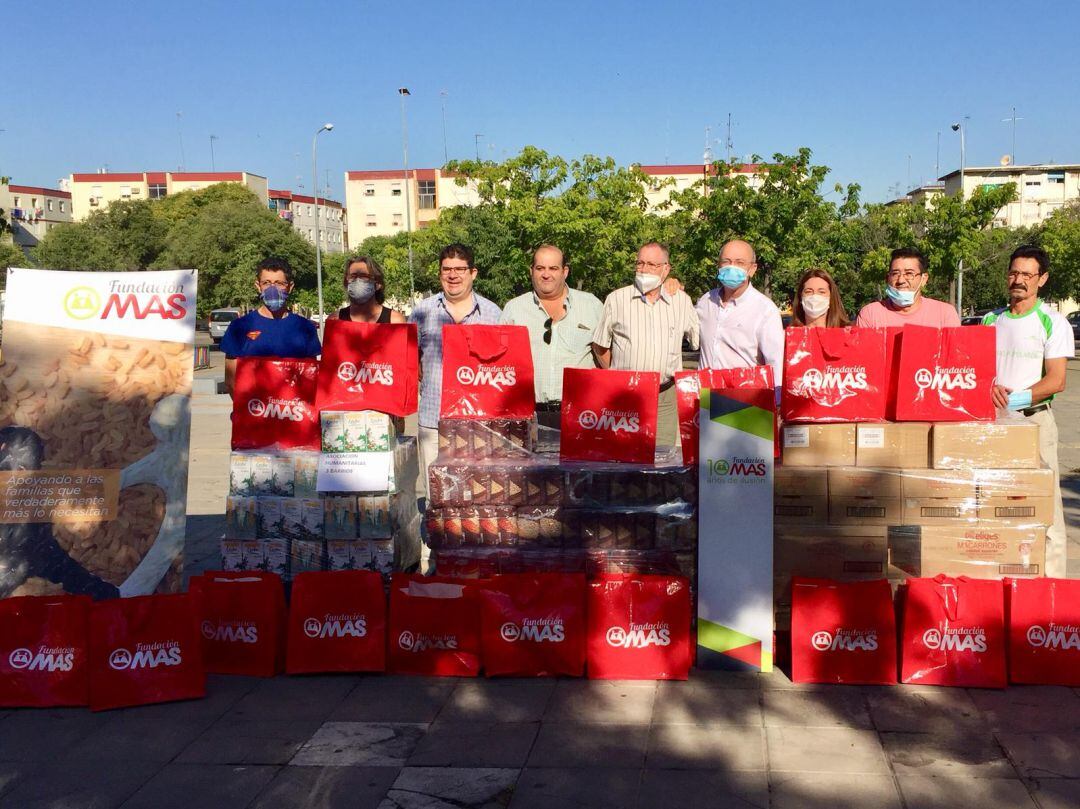 Con esta donación, Grupo MAS y Fundación MAS llevan entregados 25.000 kilos de alimentos con los que se ha podido atender las necesidades de alrededor de 3.000 familias.