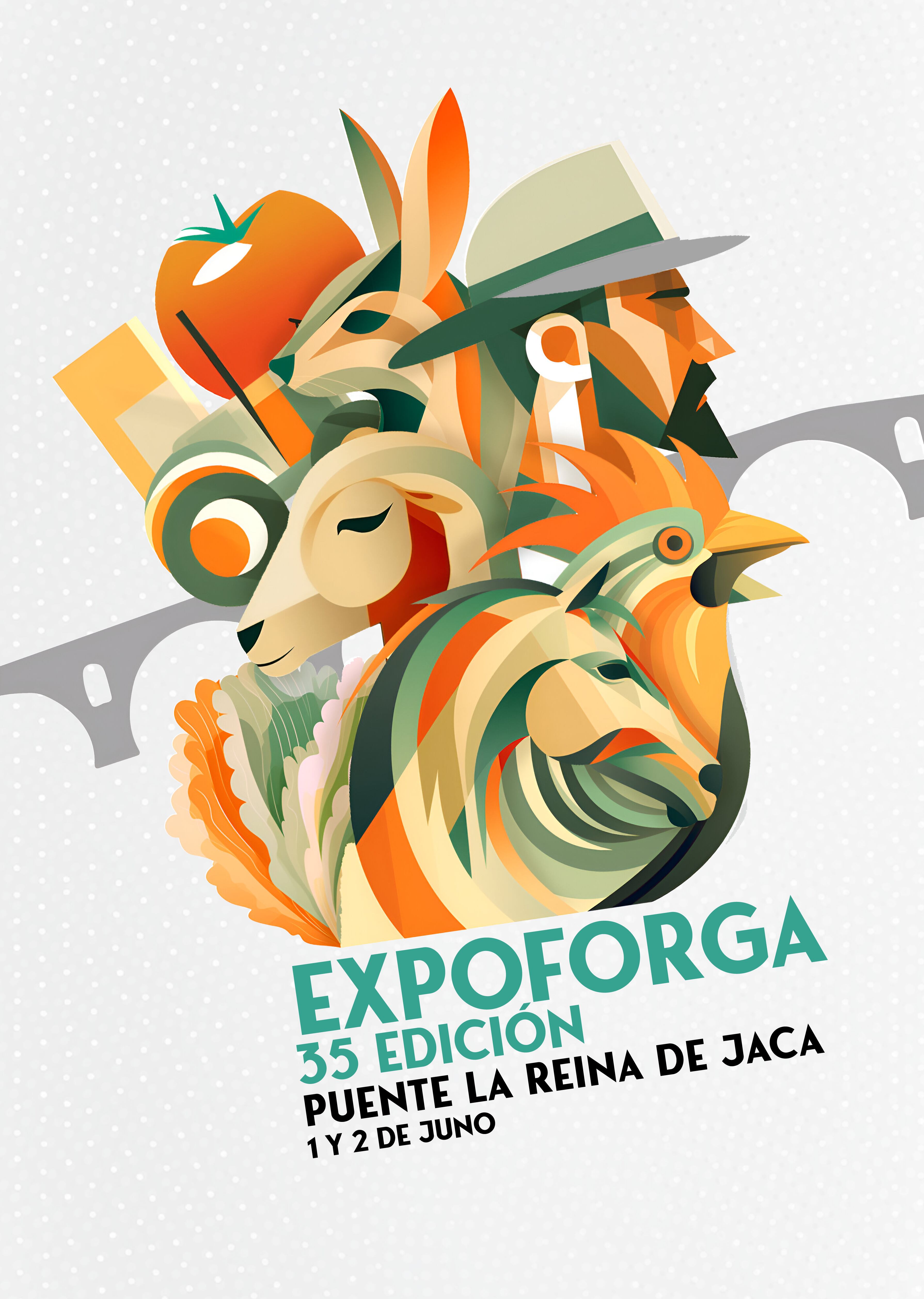 Cartel de la 35º Feria Expoforga 2024