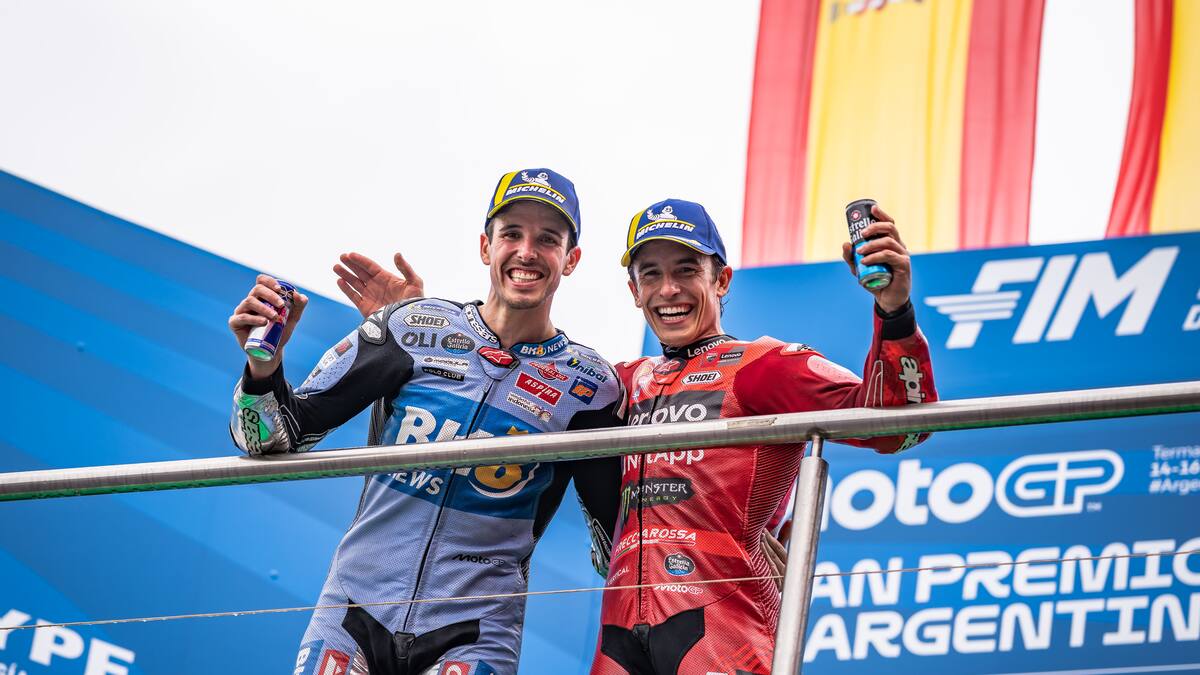 'Los Márquez' celebran en Carrusel Canalla su gran GP de Argentina: "Hay que seguir y disfrutar del momento"