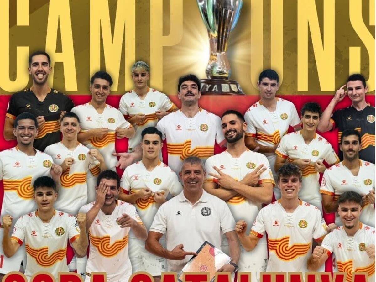 El menorquí Vicenç García guanya la Copa Catalunya de futbol-sala
