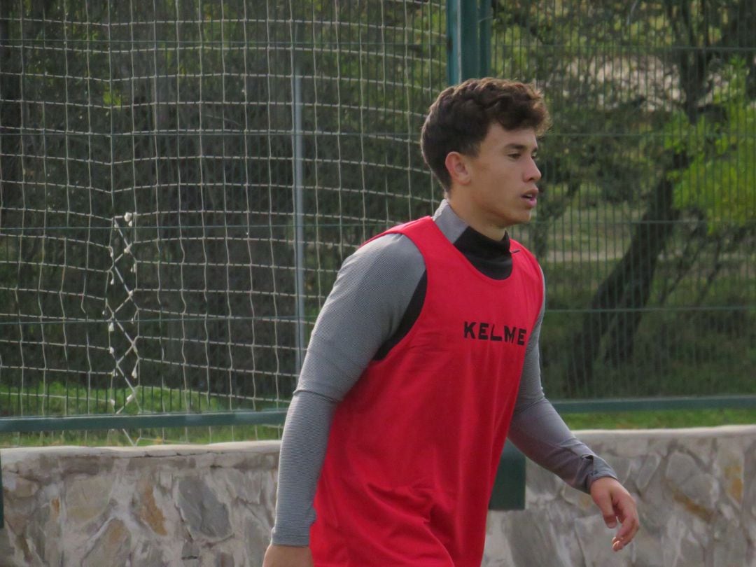 Junior en un entrenamiento del Inter de Madrid