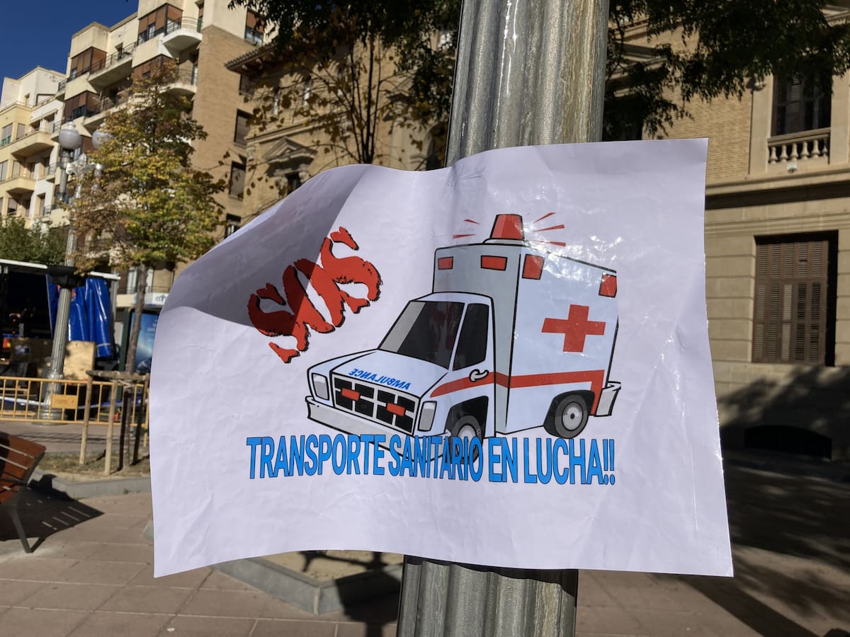 Se desconvoca la huelga en el sector del transporte sanitario de Aragón tras el acuerdo entre las partes