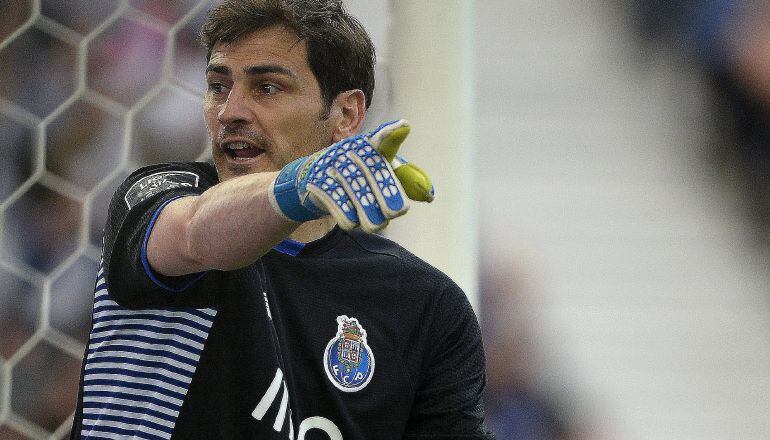 Iker Casillas, en un partido con el Oporto.