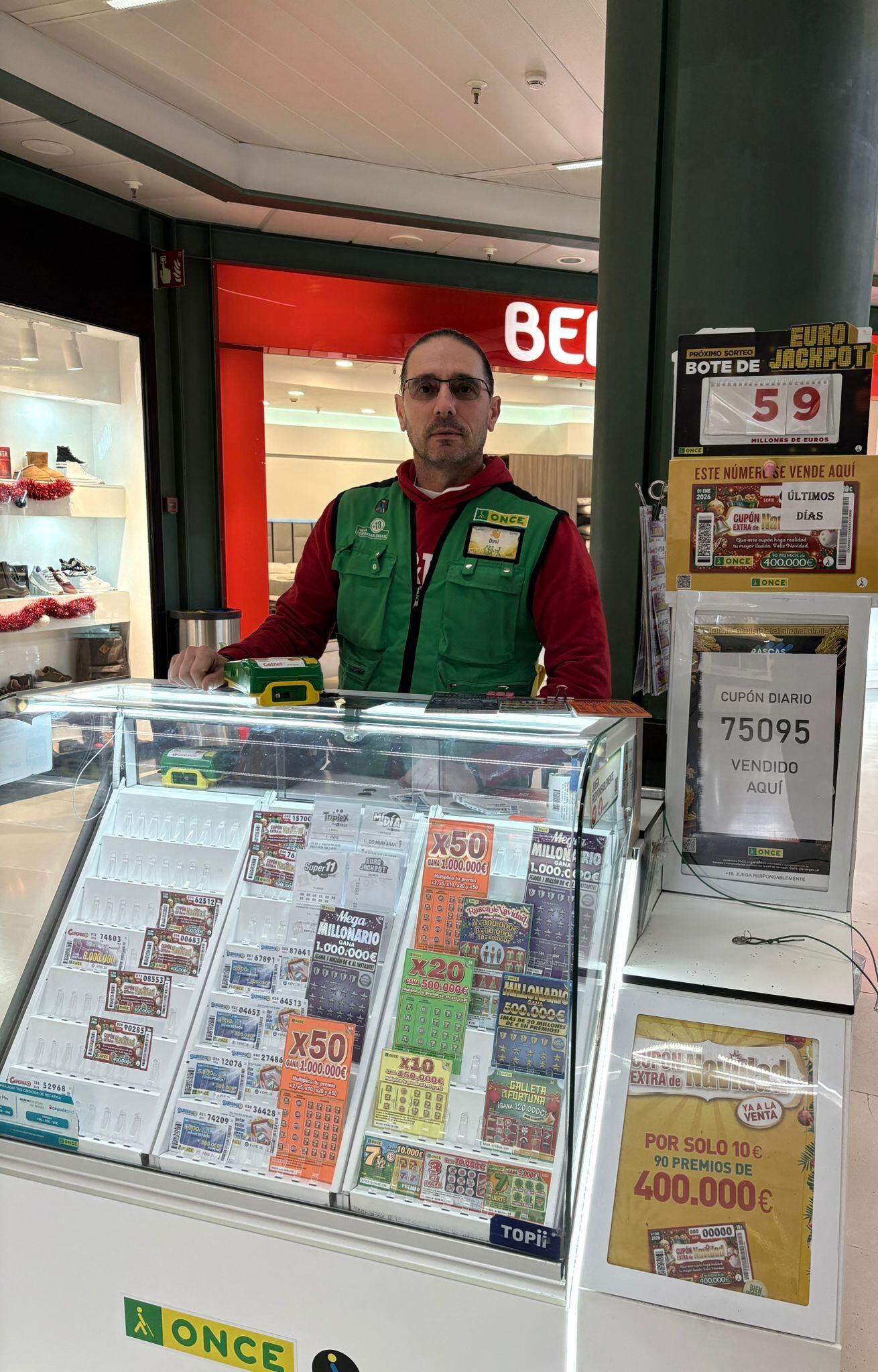 El Cupón Diario de la ONCE deja en 35.000 euros en Ávila./Once Ávila