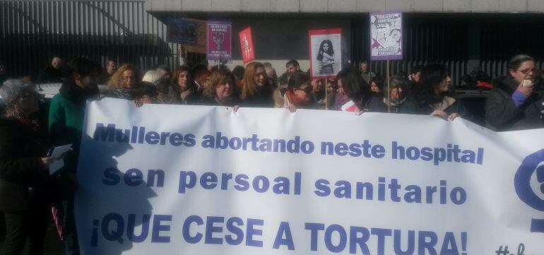 Concentración en defensa del aborto