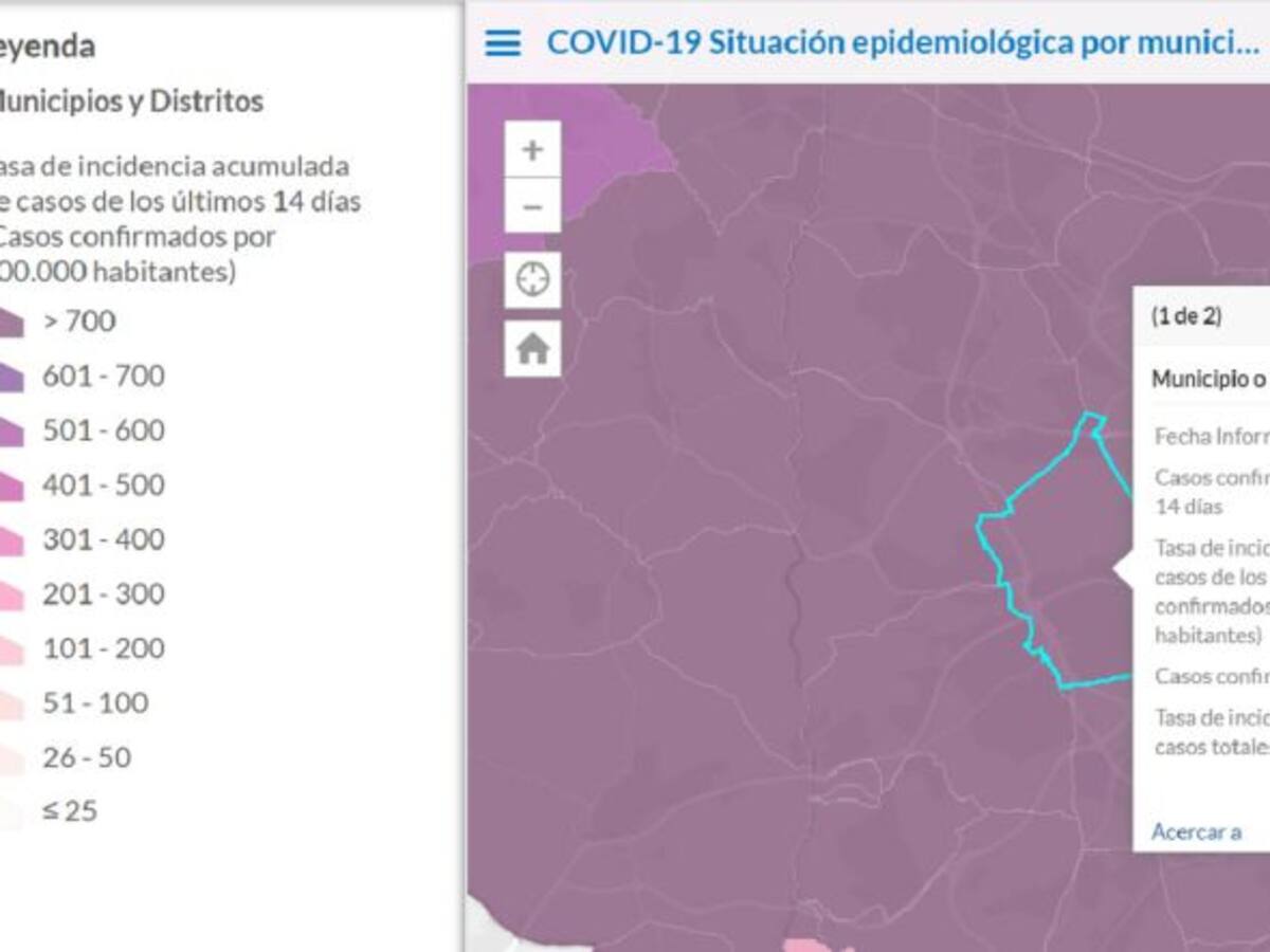 Alcorcón estabiliza sus datos: la incidencia desciende hasta los 951 casos por cada 100.000 habitantes