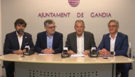 Juan Escrivá, Josep Alandete, Ferran Martínez y José Ortolá