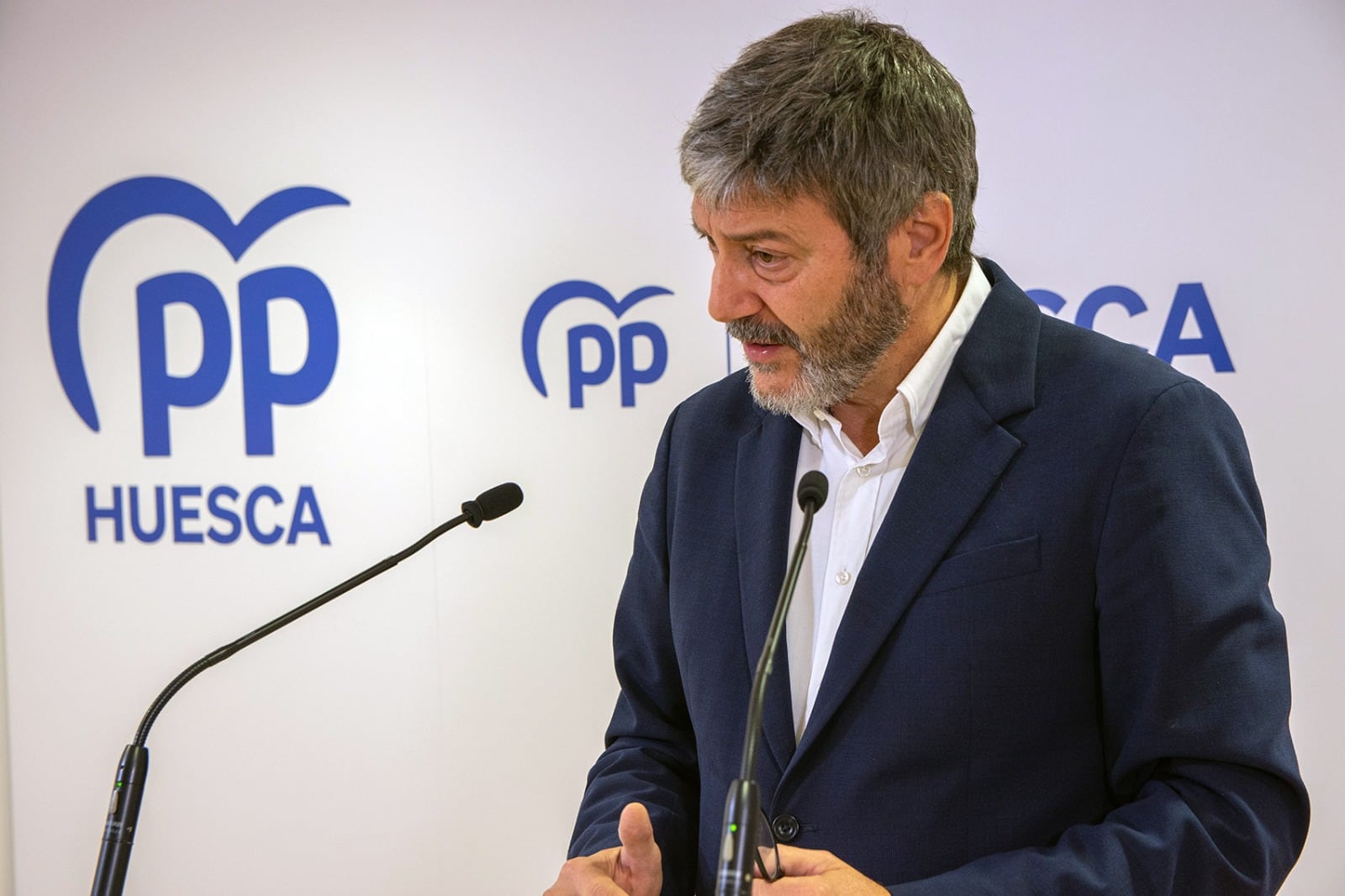 Gerardo Oliván, presidente provincial del PP en Huesca