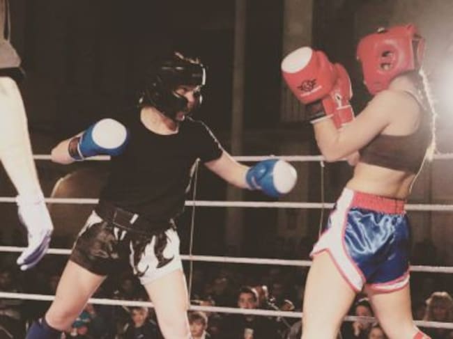 Maite Botella en pelea