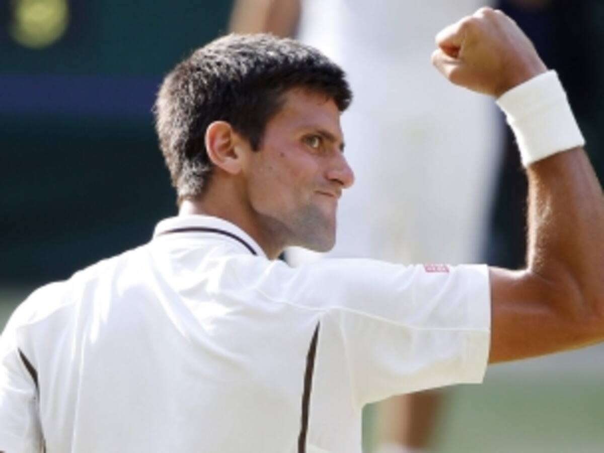 Djokovic derriba a Del Potro en la semifinal más larga de Wimbledon