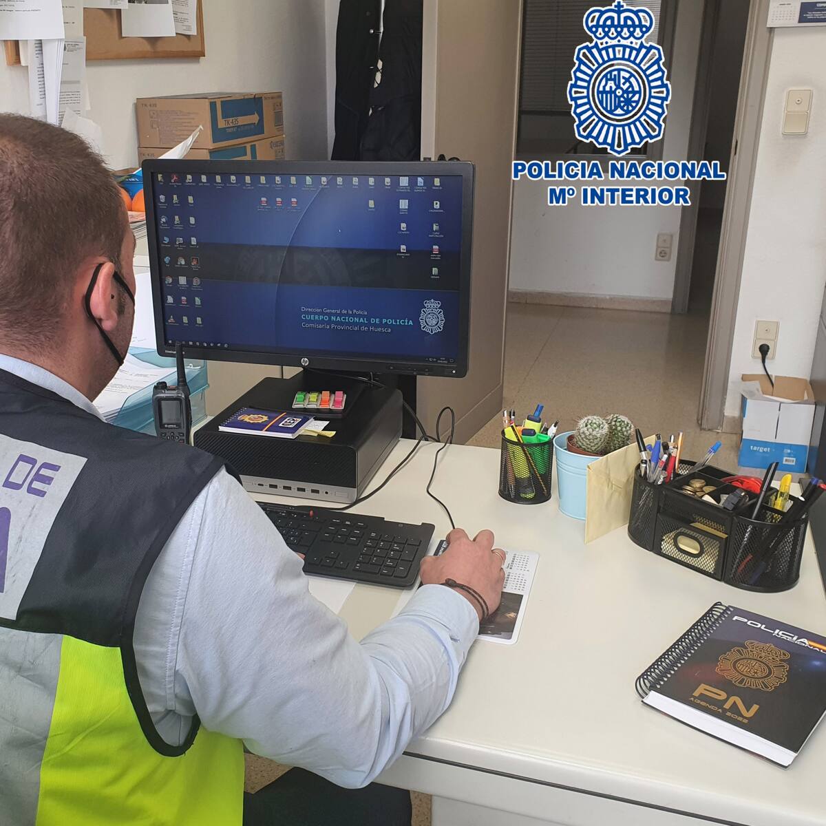 Detienen a siete personas por timar a través de Internet a varias víctimas de Huesca