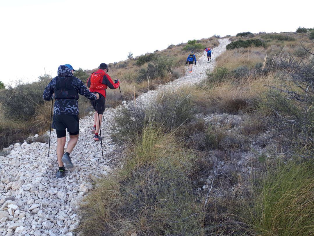 Imagen de una de las subidas de la ruta