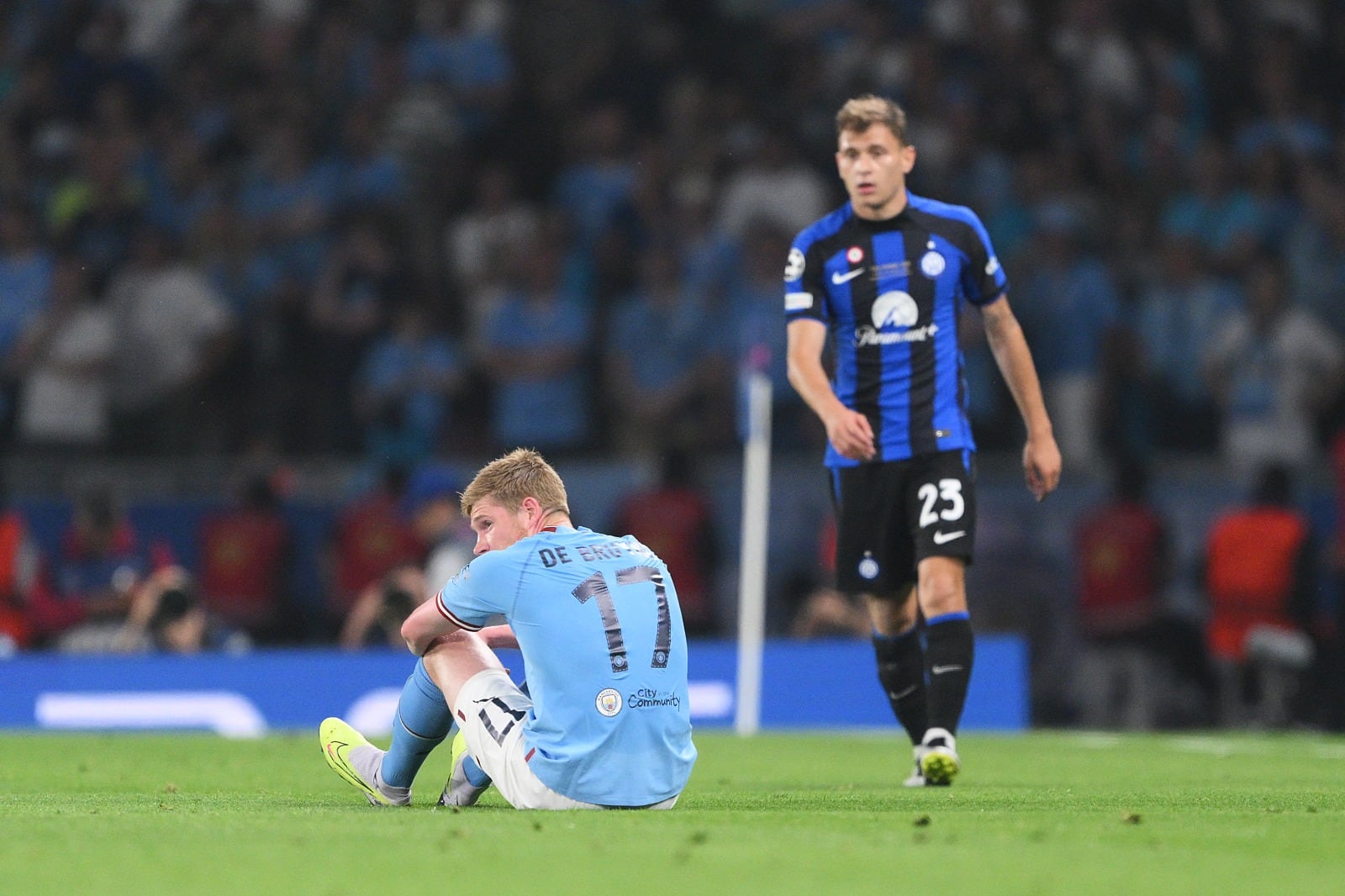 Kevin de Bruyne se lesiona durante la final de la Champions 2023