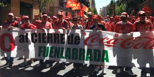 Trabajadores de Coca Cola esperan que la Audiencia declare nulo el ERE