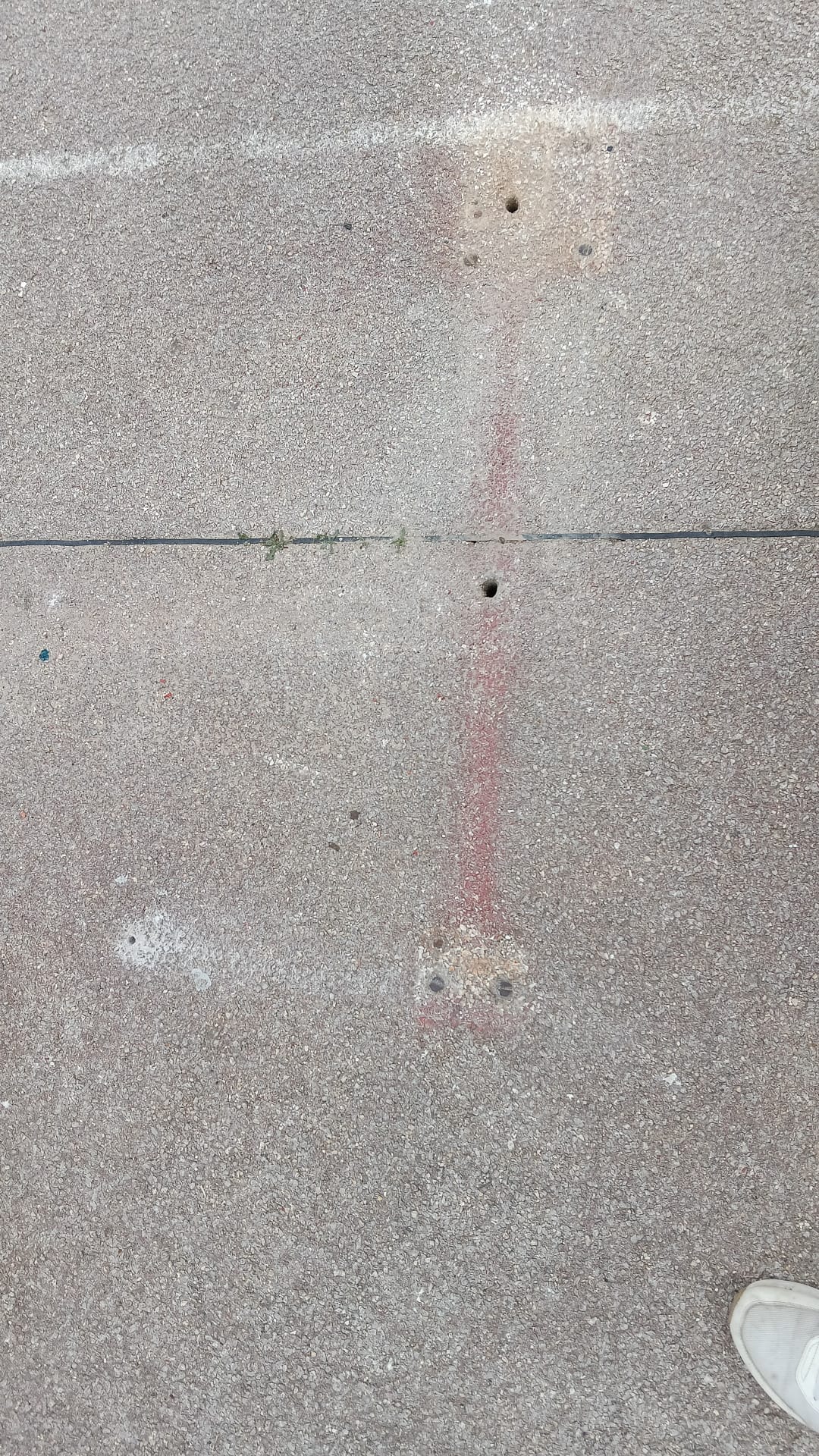 Los tornillos, sustraídos