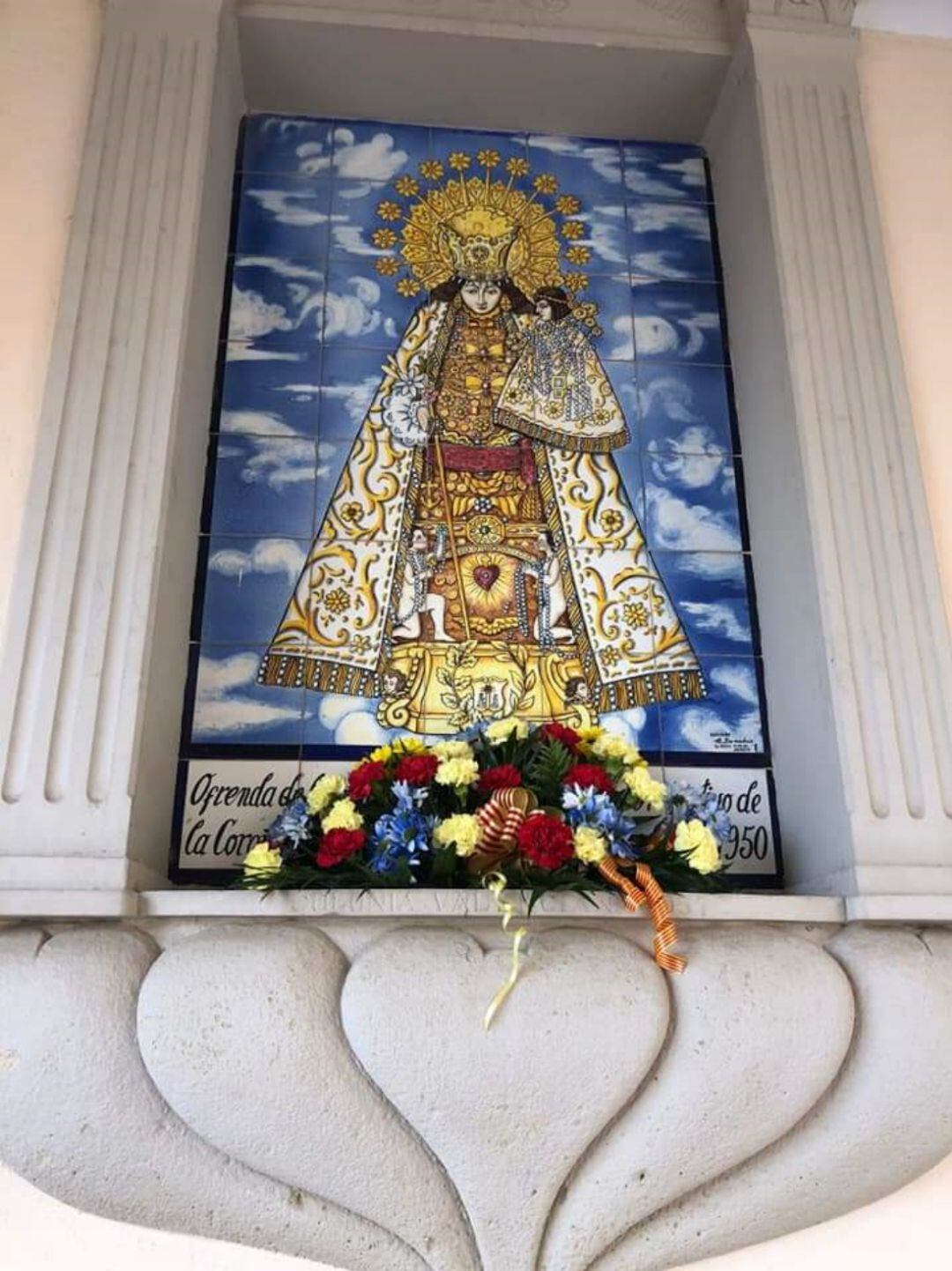 Retablo de la Virgen de los Desamparados en Caudete