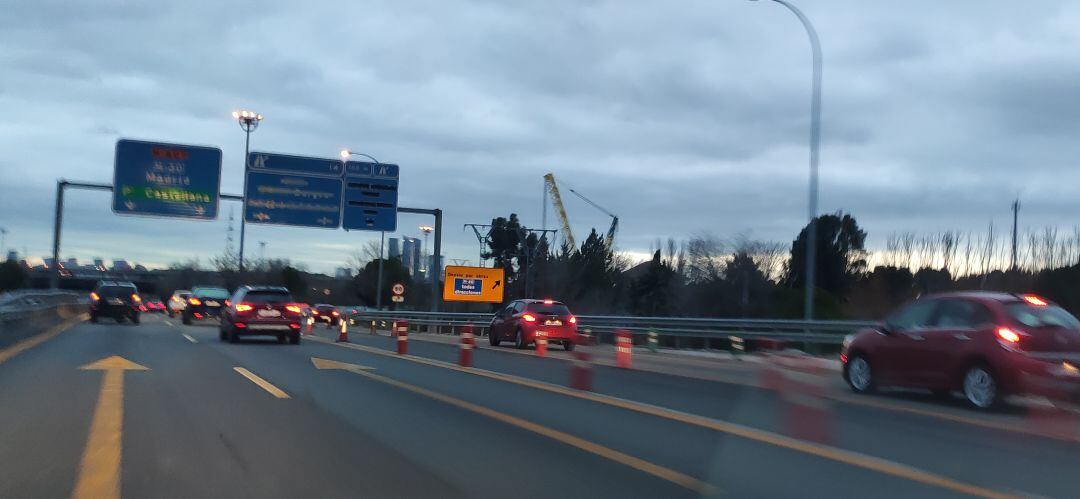 Enlace y obras en la M-607 en su conexión con la M-40