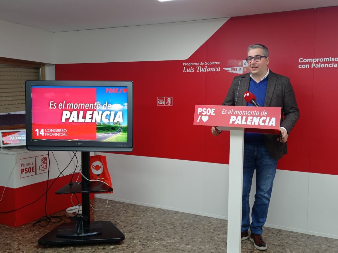 Antonio Casas, secretario de organización del PSOE de Palencia