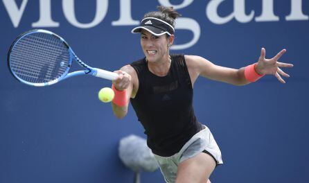 Muguruza, durante un encuentro