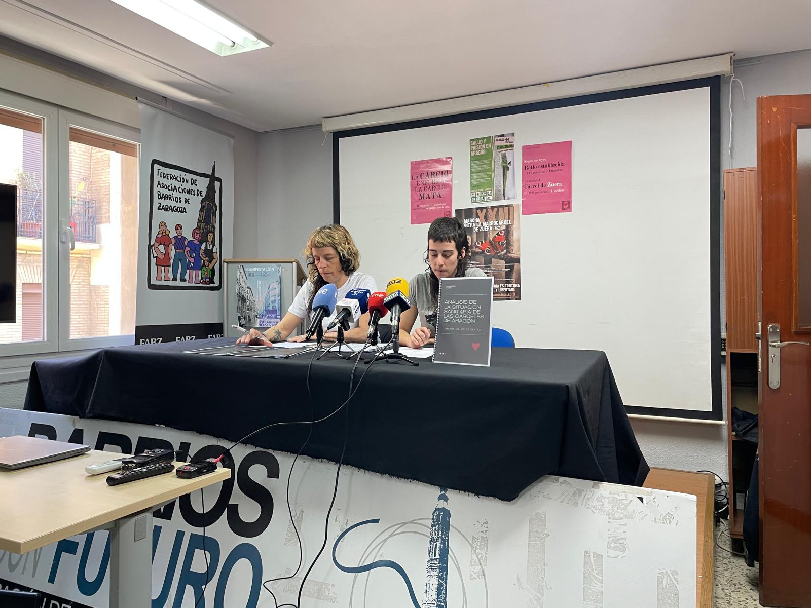 Presentación en Zaragoza del análisis de la situación sanitaria de las cárceles aragonesas