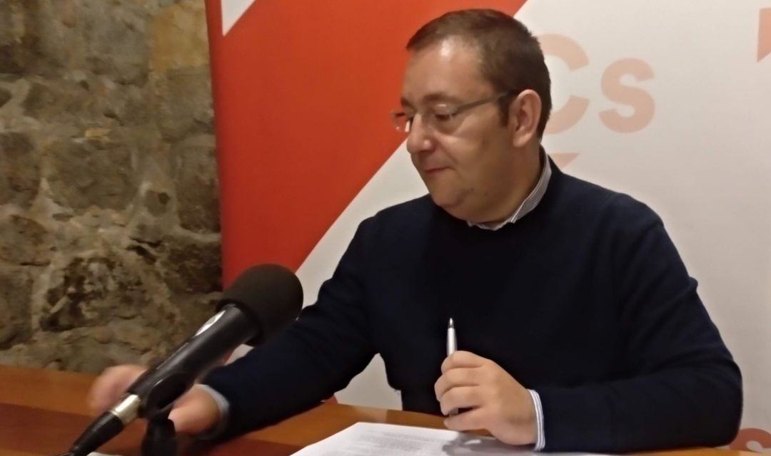 Marco Antonio Serrano, portavoz de Ciudadanos en el Ayuntamiento de Ávila