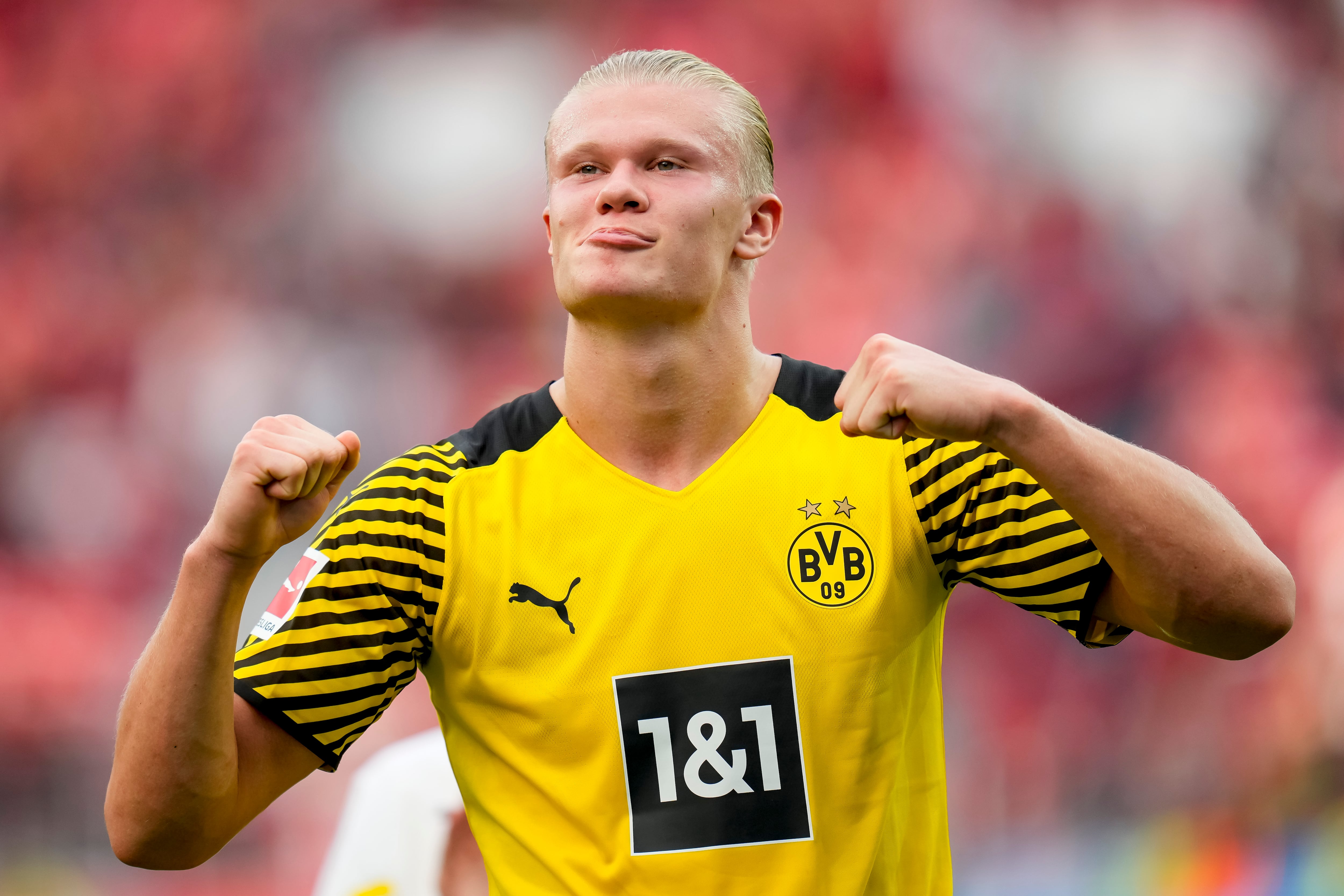 Erling Haaland, con el Borussia Dortmund