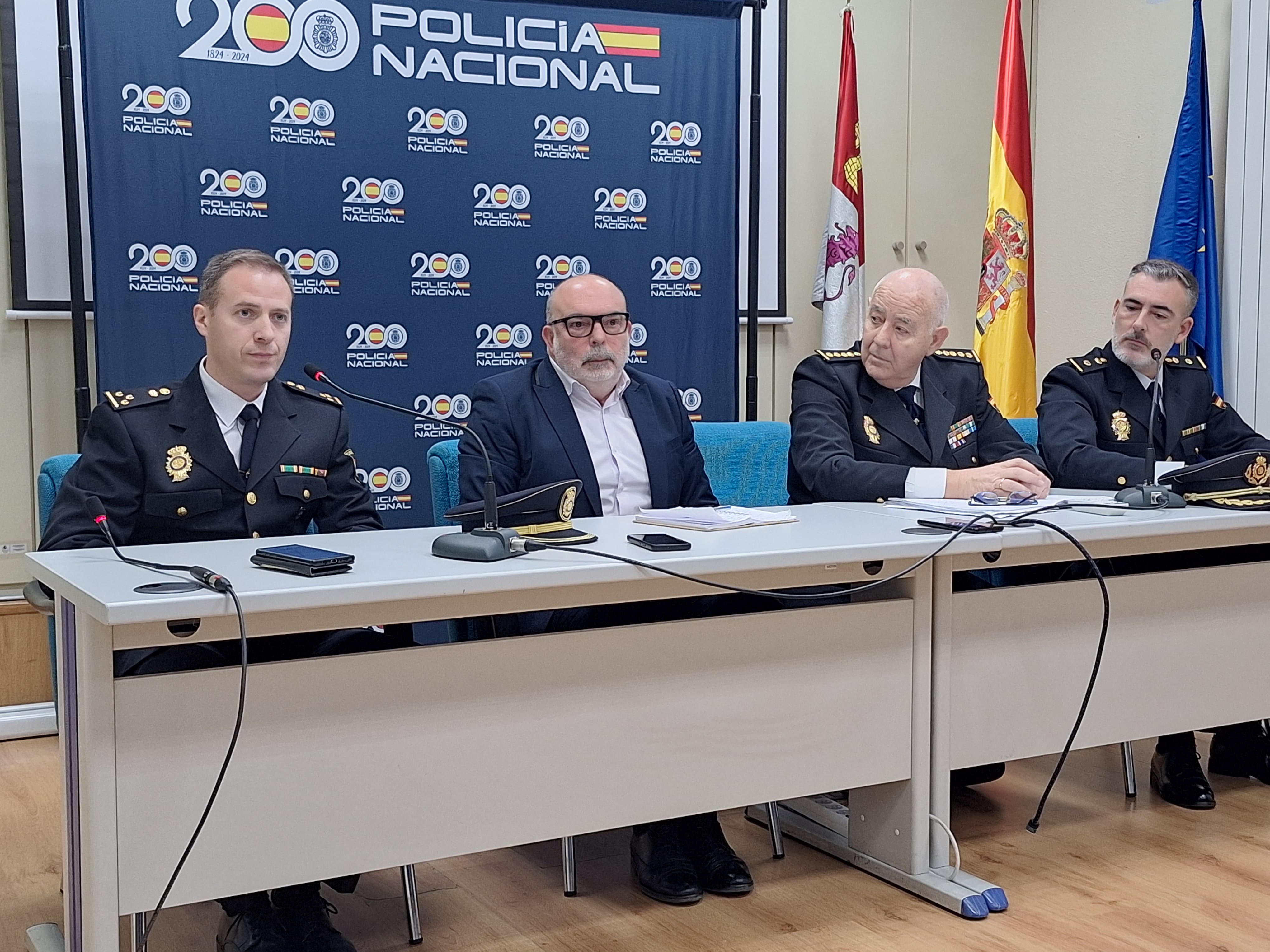 Rueda de prensa del subdelegado del Gobierno en Soria y la Policía Nacional