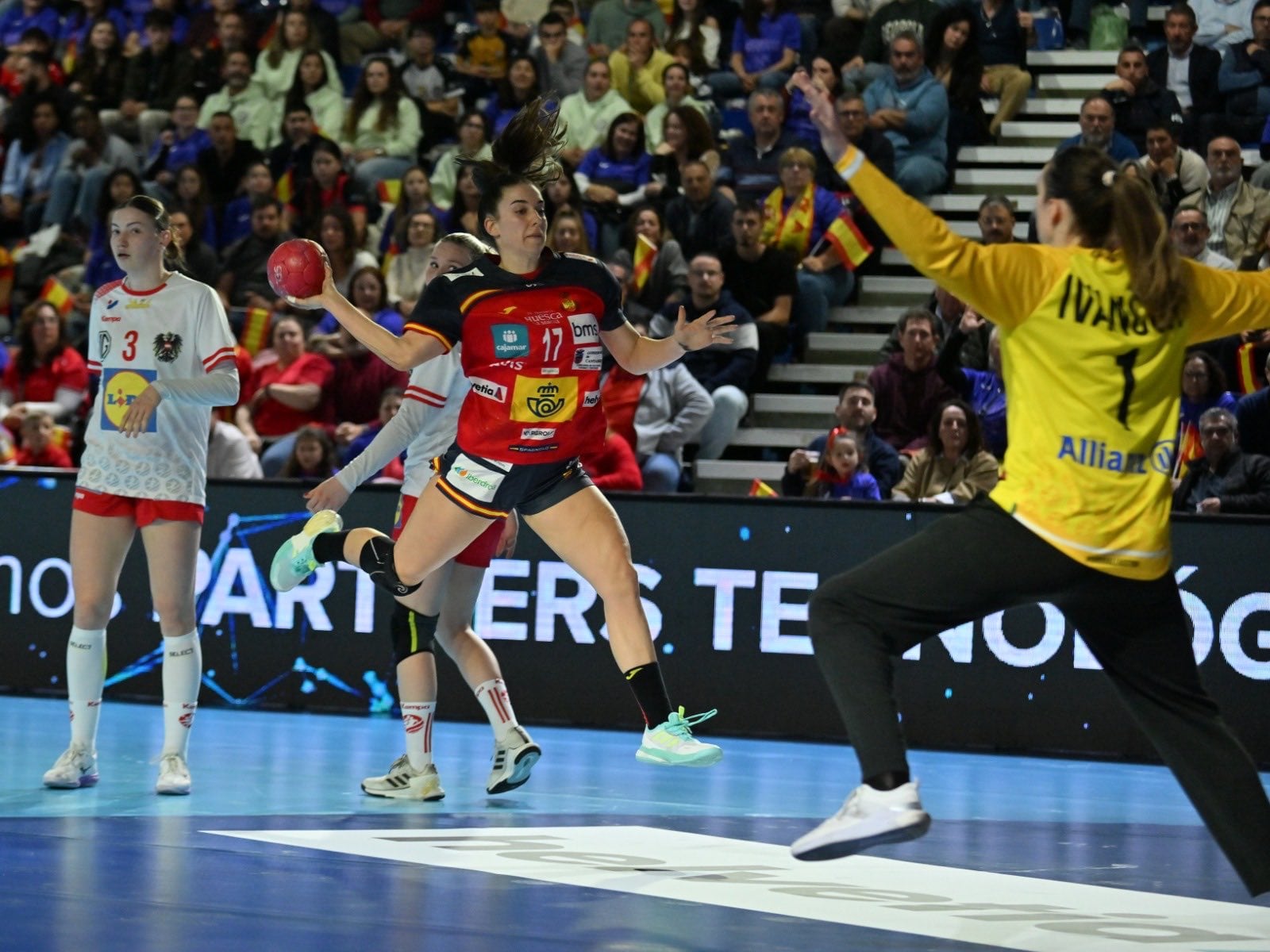 Un momento del partido