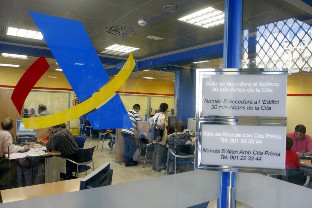 Una de les delegacions de l'Agència Tributària espanyola.